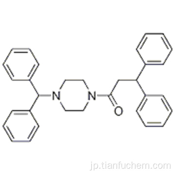 １− ［４−（ジフェニルメチル）−１−ピペラジニル］ −３，３−ジフェニル−１−プロパノンＣＡＳ ４１３３２−２４−５